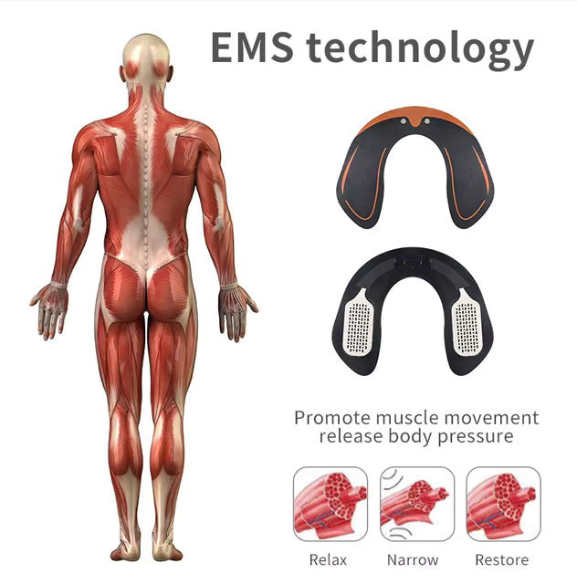 Estimulador Muscular Ejercitar Gluteos EMS Estimulador De Electroestimulador Muscular