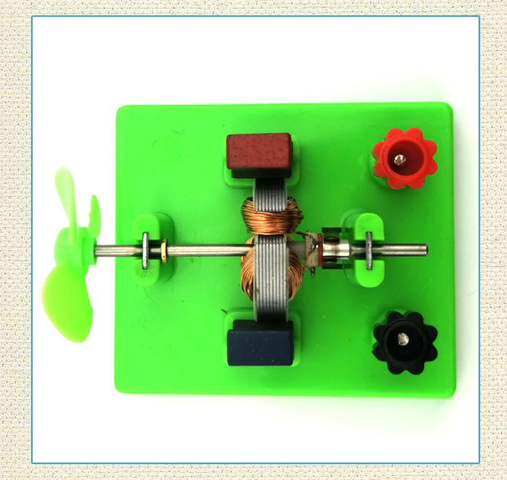 Modelo de motor eléctrico de CC para armar uno mismo.