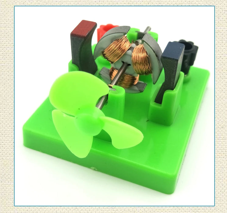 Modelo de motor eléctrico de CC para armar uno mismo.