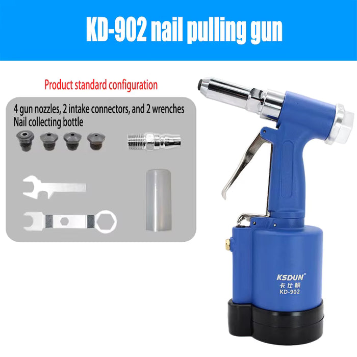 Herramienta de remachado automático Pistola de remache neumática automática de acero inoxidable de alta eficiencia