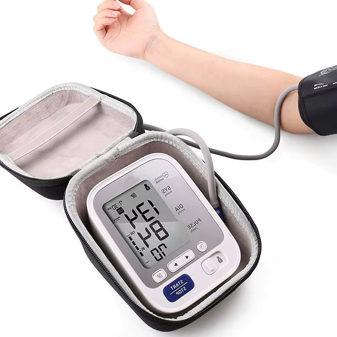 Estuche rígido portátil de viaje para monitores de presión arterial inalámbricos de brazo Omron serie 10
