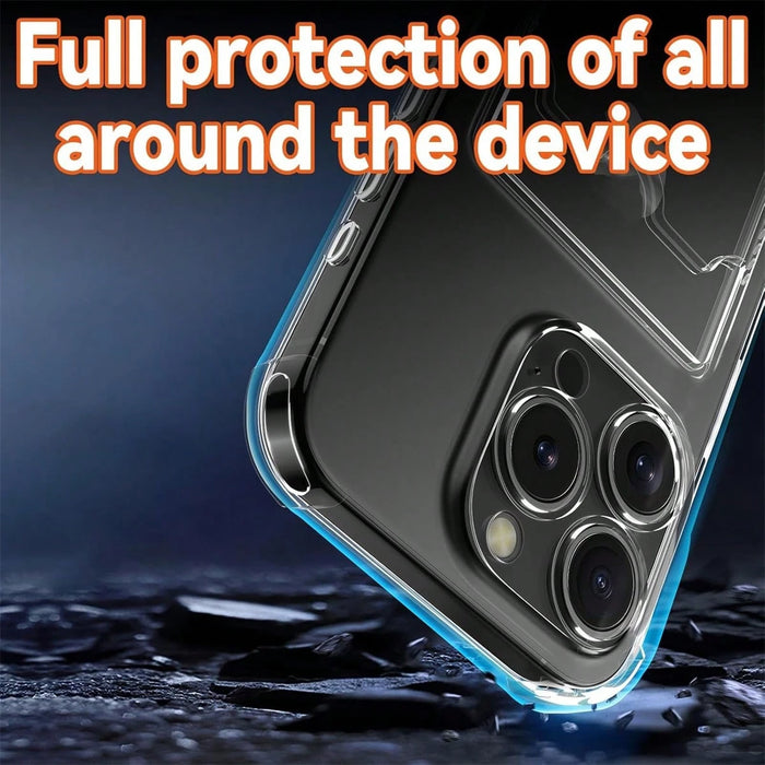 SHEIN Hadaasi 1 pieza Tarjetero transparente de cuatro esquina para Galaxy S24 FE