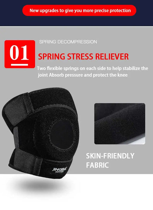 Soporte JINGBA 1pcs Rodillera deportiva para fitness Protector de rótulas
