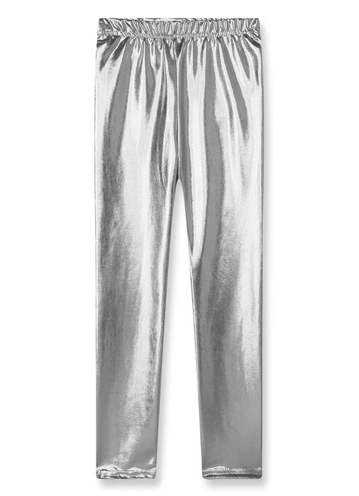 Leggings dorados elásticos ajustados para niñas