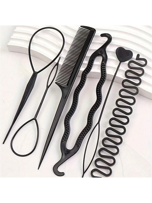 Juego De Herramientas De Peinado Para Mujer, Accesorios Para El Cabello, 6 Uds.