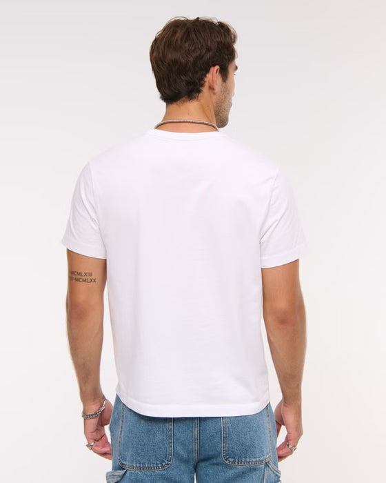 Abercrombie & Fitch Camiseta corta clásica y elegante