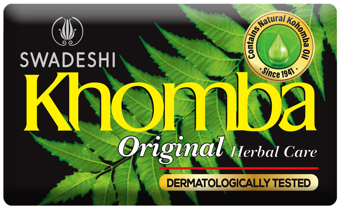 Barra de jabón herbal original KHOMBA 90 g
