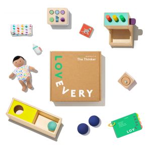 LOVEEVERY El kit de juego del pensador 11-12 Meses