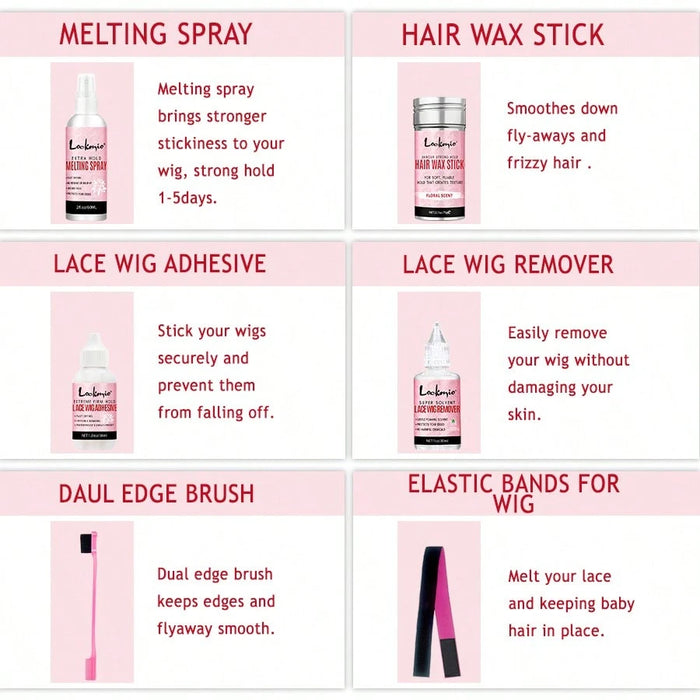 SHEIN Kit de spray de pegamento para pelucas LOCKMIO