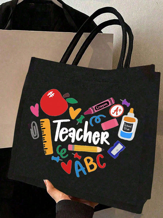 Conjunto de 2 bolsos de mano inspiradores para profesores