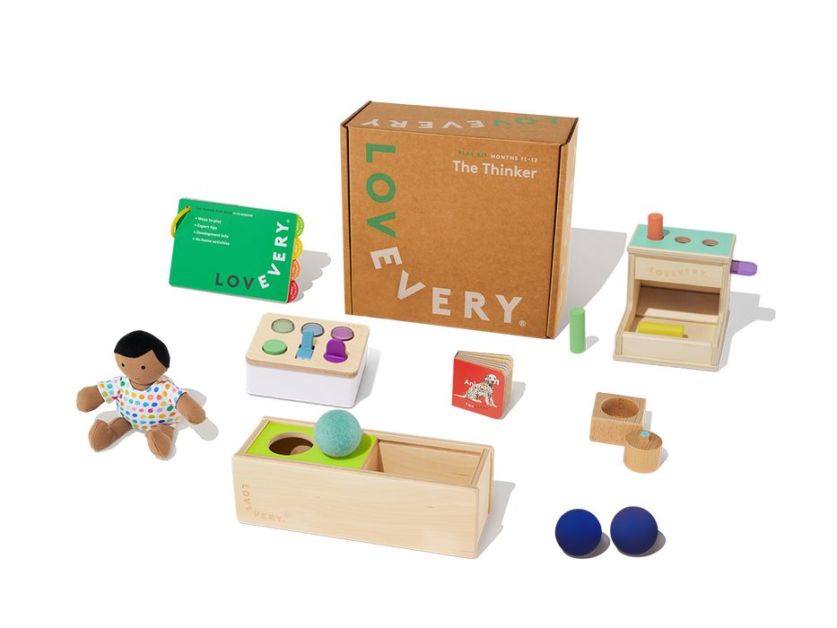 LOVEEVERY El kit de juego del pensador 11-12 Meses