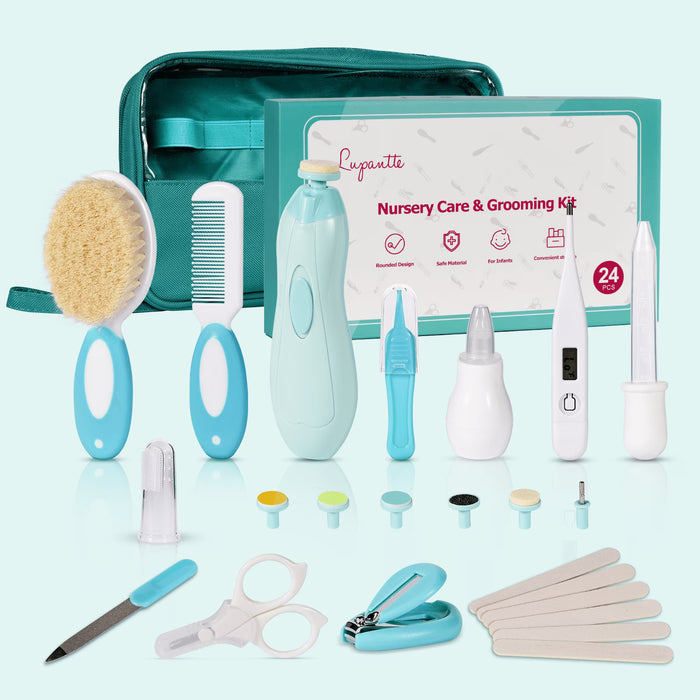 Lupantte Kit de cuidado y aseo para bebés 24 en 1