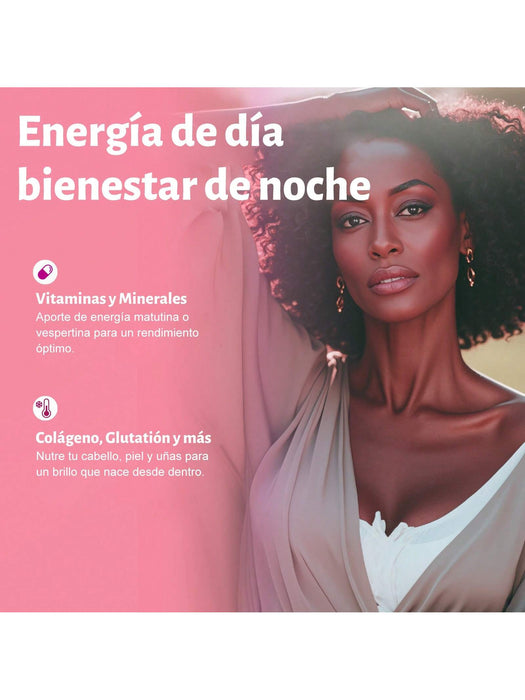 Vitaminas y Minerales, Suplemento para Mujer con Musgo Marino
