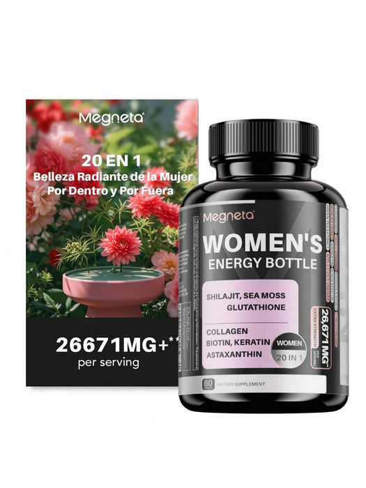 Vitaminas y Minerales, Suplemento para Mujer con Musgo Marino