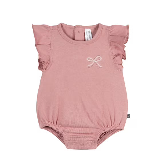 Mono de bebé niña orgánico con estampado de albóndigas Modern Moments
