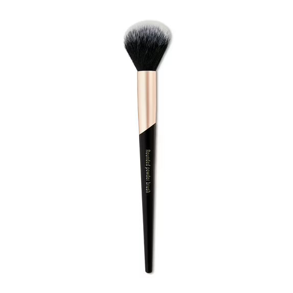 Brocha redonda para polvos de maquillaje y cosméticos Walmart, color negro, 1 unidad
