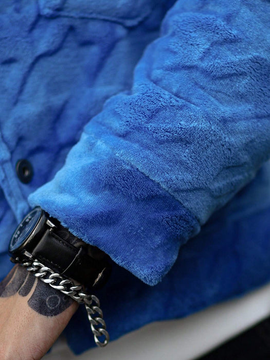 Manfinity Homme Chaqueta corta para hombre  sencilla de manga larga con botones
