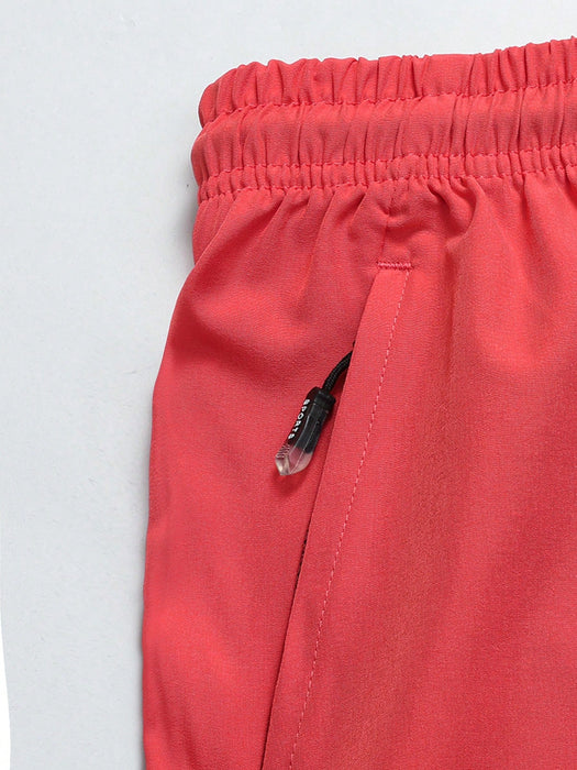 SHEIN Pantalones cortos deportivos de 3/4 para hombre con bolsillo con cremallera