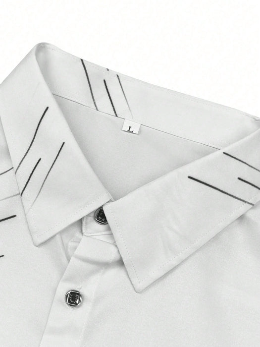 Camisa de manga larga con rayas diagonale