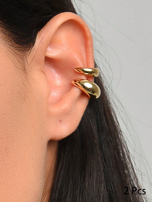Pendientes metálico para la oreja de mujer