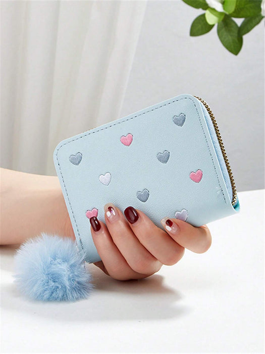 SHEIN Monedero de mujer, monedero de San Valentín para mujer, cartera pequeña