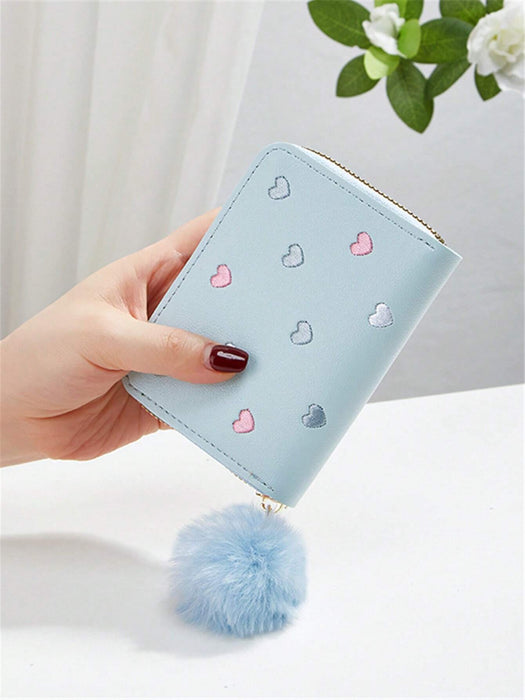 SHEIN Monedero de mujer, monedero de San Valentín para mujer, cartera pequeña