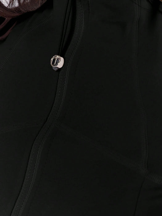 SHEIN Musera Sport Chaqueta deportiva de manga larga con cremallera