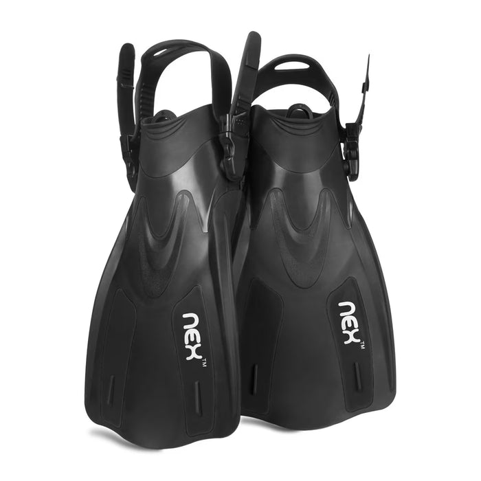 NEX Aletas de snorkel y buceo ajustables para adultos