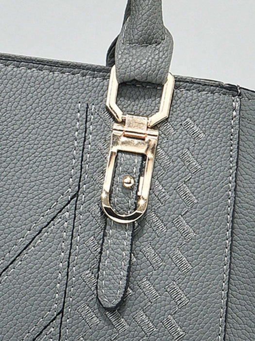 SHEIN Bolsa casual de hombro con colgante de pompón, para mujeres