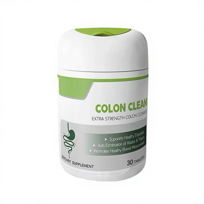 Kingscom Suplemento limpiador de colon de 30 tabletas
