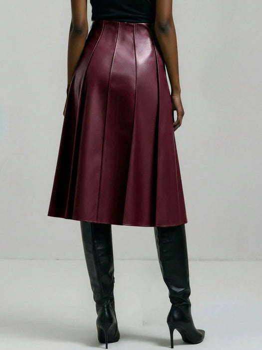 SHEIN Ontre 2026SS Falda A-Line para fiestas y vacaciones de mujer
