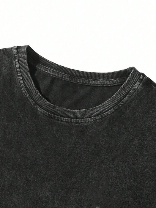 Manfinity Streetrush Camiseta informal de manga corta PAVTROS para hombre