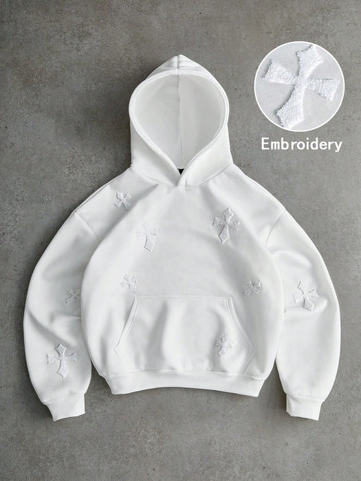SHEIN PAVTROS Manfinity Streetrush Sudadera con capucha de estilo callejero