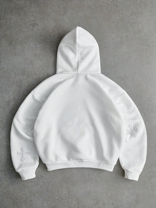 SHEIN PAVTROS Manfinity Streetrush Sudadera con capucha de estilo callejero