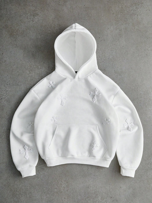 SHEIN PAVTROS Manfinity Streetrush Sudadera con capucha de estilo callejero
