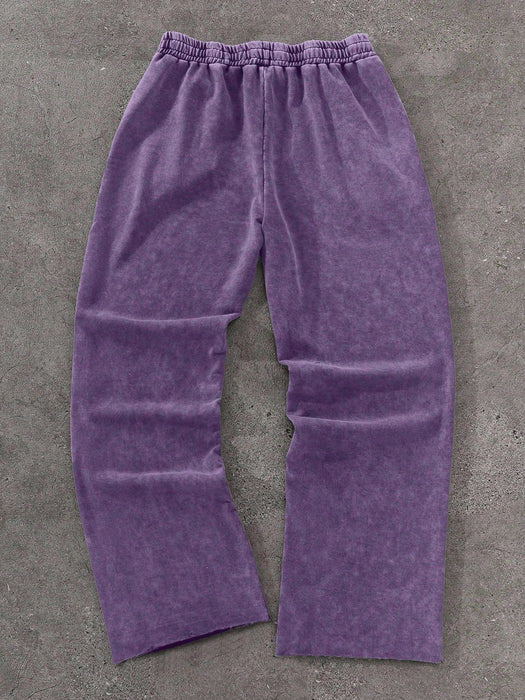 Shein PAVTROS Pantalones de hombre con estampado de estrellas, a la moda