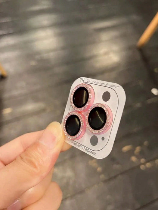 Película brillante y colorida para lente de cámara compatible iPhone 12 Pro Max