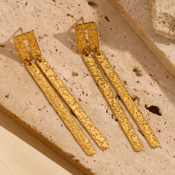 Pendientes Colgantes Geométricos De Estilo Vintage Para Mujer