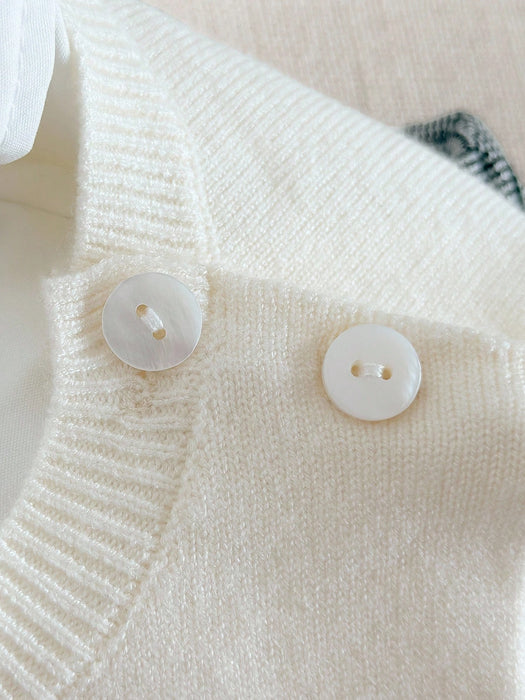 PrepCrw Suéter de manga larga con estampado de osos para bebé niño