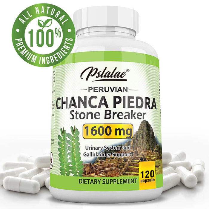 Cápsulas de Pslalae Chanca Piedra 1600 mg, Apoyo para el hígado y los riñones