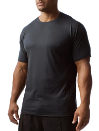 QALO Camiseta deportiva primitiva Born para hombre en color gris pizarra