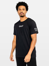QALO Camiseta ligera con logo negra