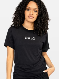 QALO Camiseta ligera con logo negra