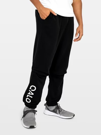 QALO Pantalones deportivos con logo negros