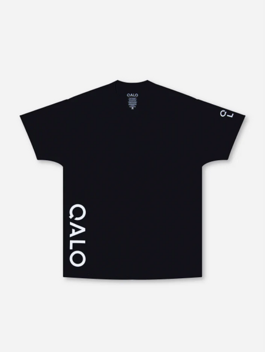 QALO Camiseta con logo negra