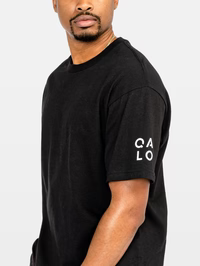 QALO Camiseta con logo negra