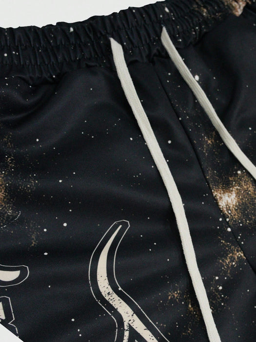 ROMWE MEN Street Life, conjunto de sudadera con capucha y pantalón para hombre