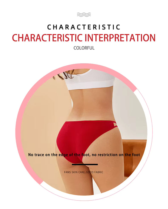 FINETOO 3 bragas  sexis para mujer, de tiro bajo, transpirable, diseño de botones