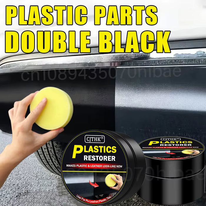 Restaurador de plásticos para automóviles, devuelve el brillo al negro