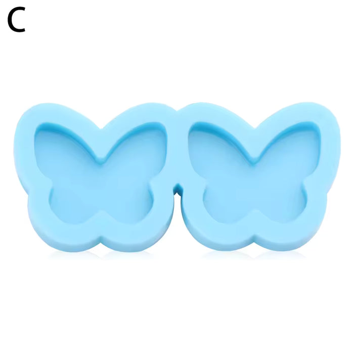 Molde de silicona para pendientes DIY de resina epoxi UV